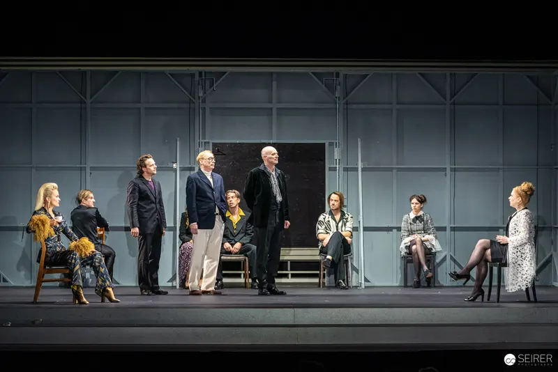 Photographic Rehearsal of "Trilogie der Sommerfrische" at Theater in der Josefstadt