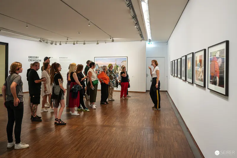 Guided Tour Group at Gregory Crewdson Retrospective, Albertina Museum Vienna