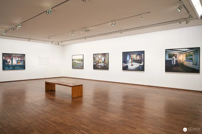 Gregory Crewdson Exhibition Room with Five Large-Format Prints, Albertina Vienna