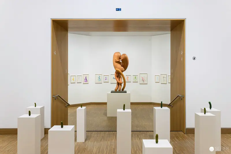 Erwin Wurm's Sculptural Exhibition at ALBERTINA MODERN Exploring Existential Absurdity