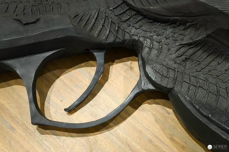 Textural Trigger Detail from Sculptural Exploration of Everyday Objects