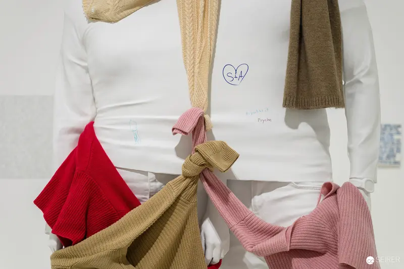 Erwin Wurm's Sculptural Fashion Study with Twisted Knit Garments