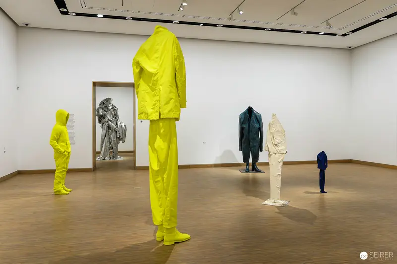 Erwin Wurm's Absurdist Sculpture Installation at ALBERTINA MODERN Retrospective