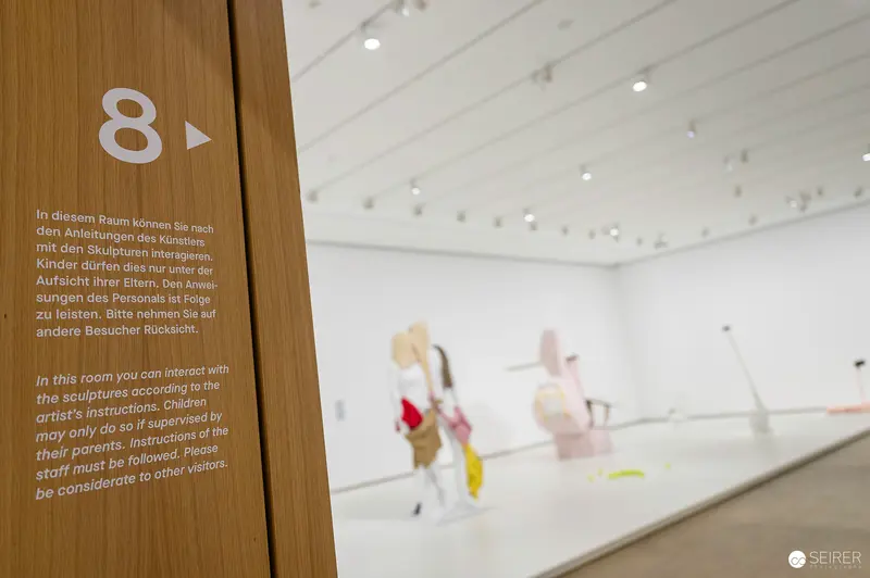 Erwin Wurm Exhibition at Albertina Modern: Room 8 Interactive Sculpture Installation