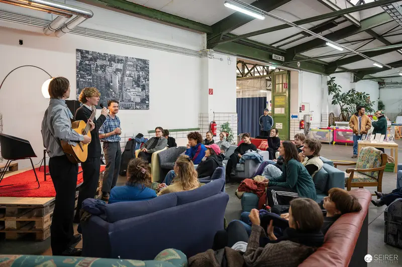 Anton Maria Moser Reading at Carla Mittersteig Cultural Space