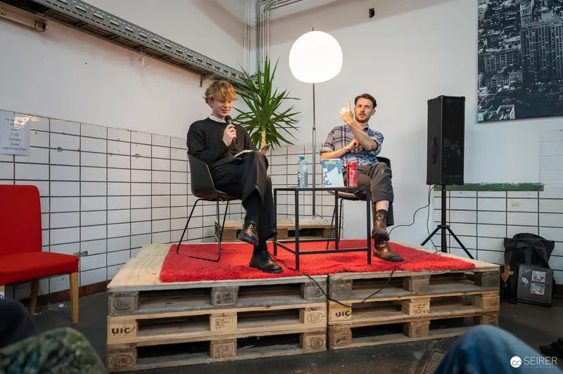 Anton Maria Moser's Literary Reading at Carla Mittersteig Event Space