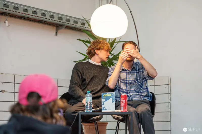 Anton Maria Moser Reading Event at Carla Mittersteig with Interactive Performance