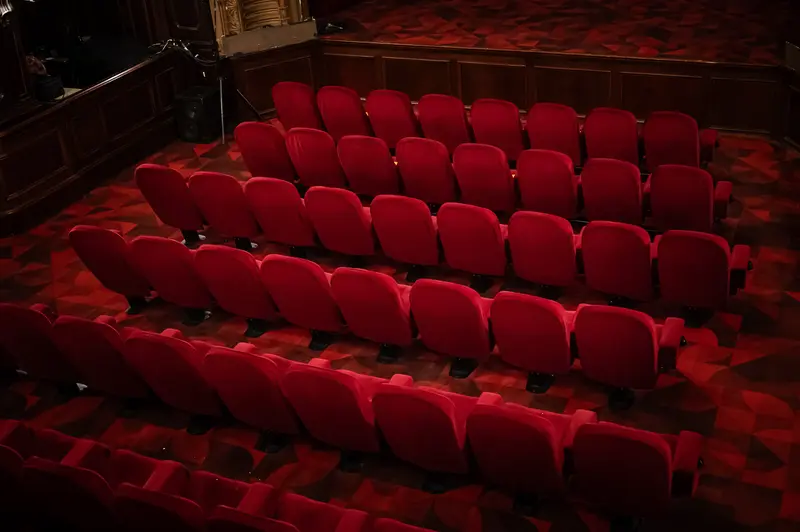 Crimson Seats at Empty Metro Kinokulturhaus Theater