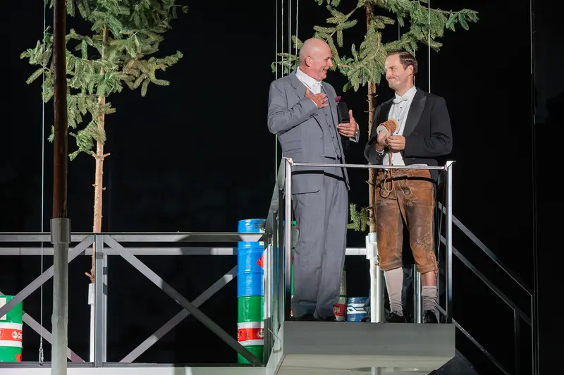 Theater der Josefstadt Performance of "Biedermann und die Brandstifter"