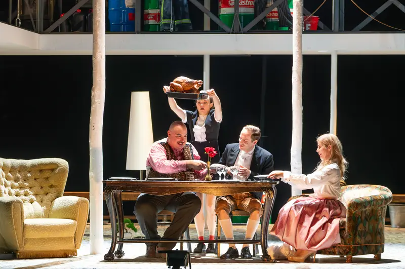 Theater der Josefstadt Performance of "Biedermann und die Brandstifter"