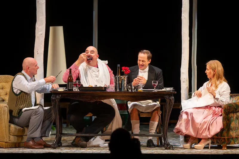 Theater der Josefstadt Performance of "Biedermann und die Brandstifter"