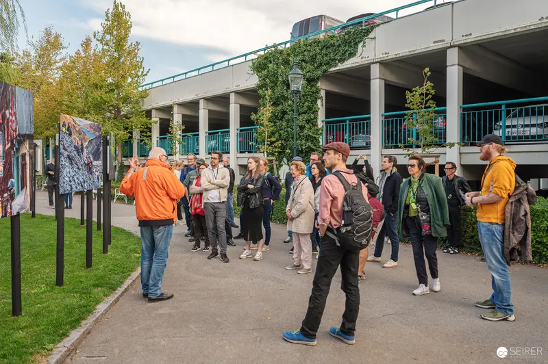 La Gacilly Baden Photography Tour with Lois Lammerhuber Leading Outdoor Exhibition Walk