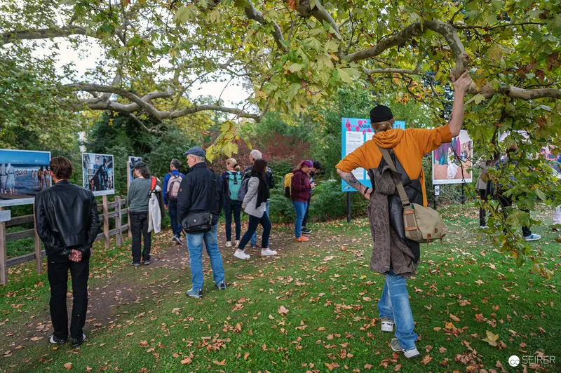 La Gacilly Baden Photo Tour with Lois Lammerhuber in Autumn Outdoor Exhibition