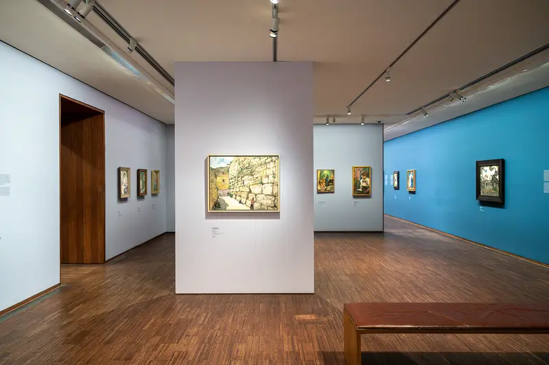 Chagall Exhibition Installation View at Albertina Museum in Vienna