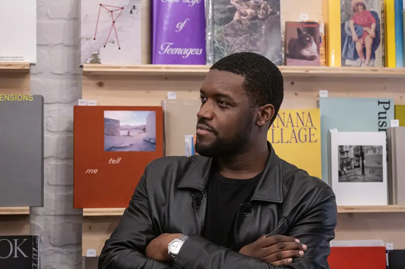 Eric Asamoah at Book Presentation with Felix Hoffmann in Vienna