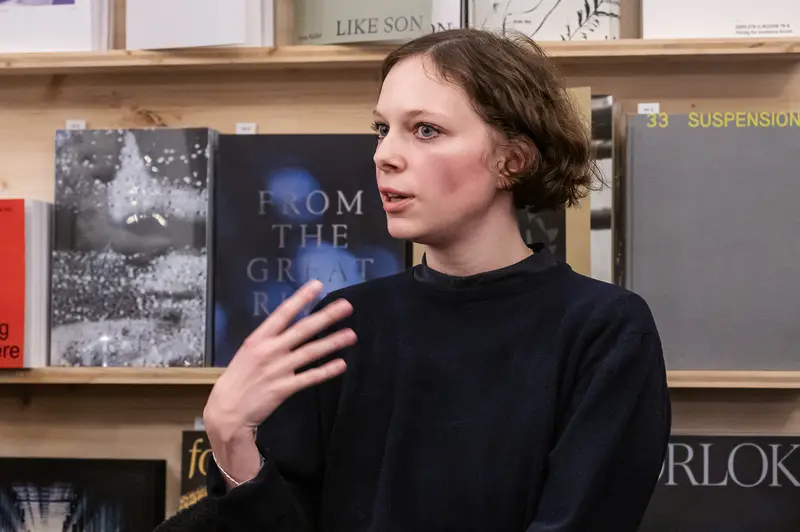 Anna Breit Presenting Book at Vienna Arsenal with Eric Asamoah and Felix Hoffmann