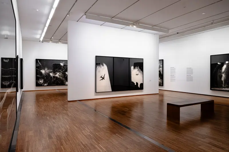 Robert Long Exhibition Views at Albertina Museum, Vienna Modern Art Gallery