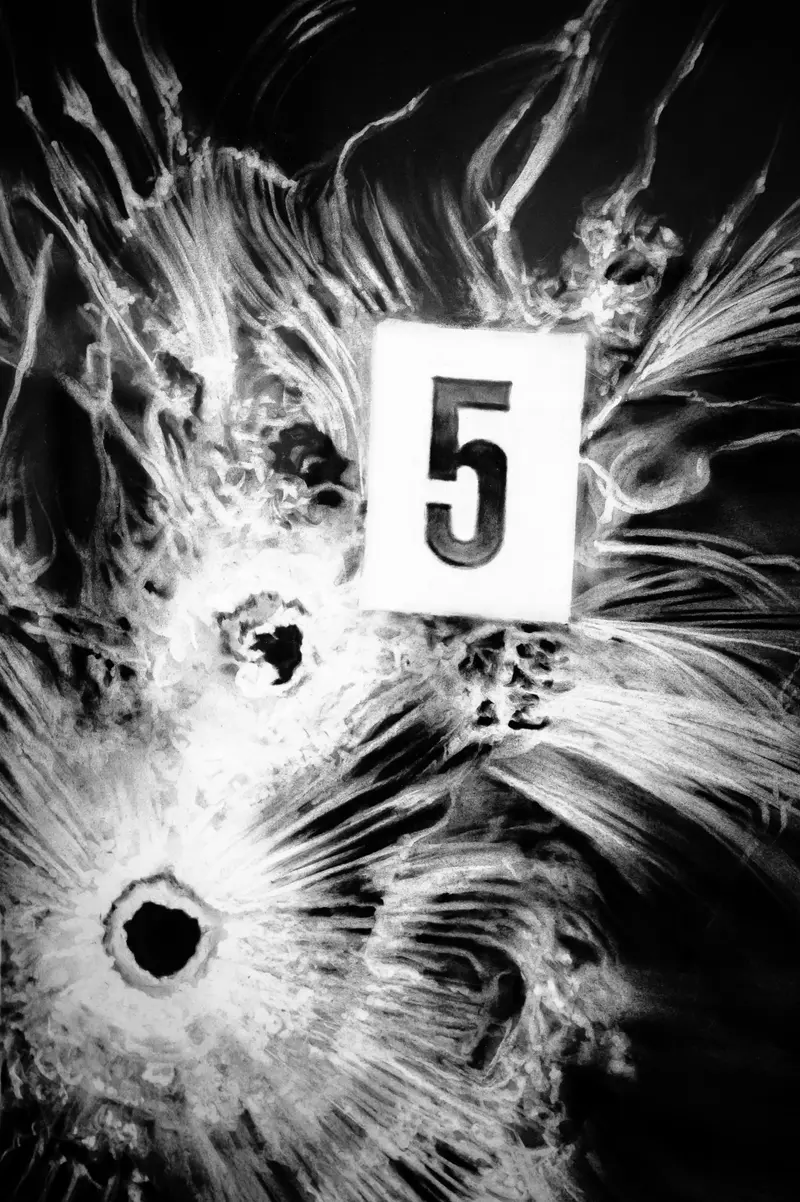 Numbered Evidence: Ballistic Impact and Forensic Marker