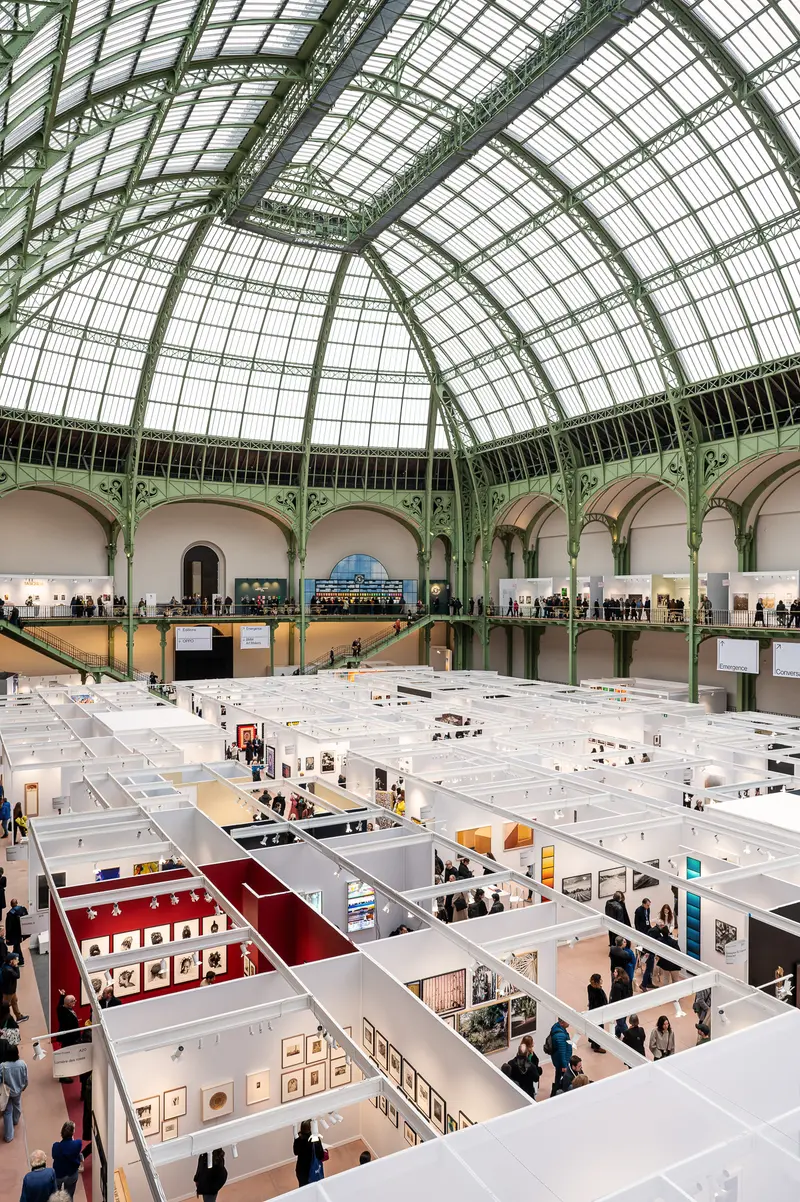 Paris Photo 2024 Art Fair at Grand Palais' Historic Glass-Roofed Exhibition Hall