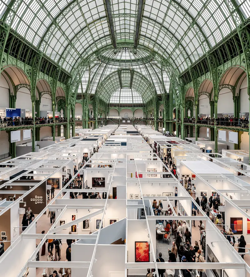 Paris Photo 2024 Art Fair at the Grand Palais, Panoramic Exhibition View