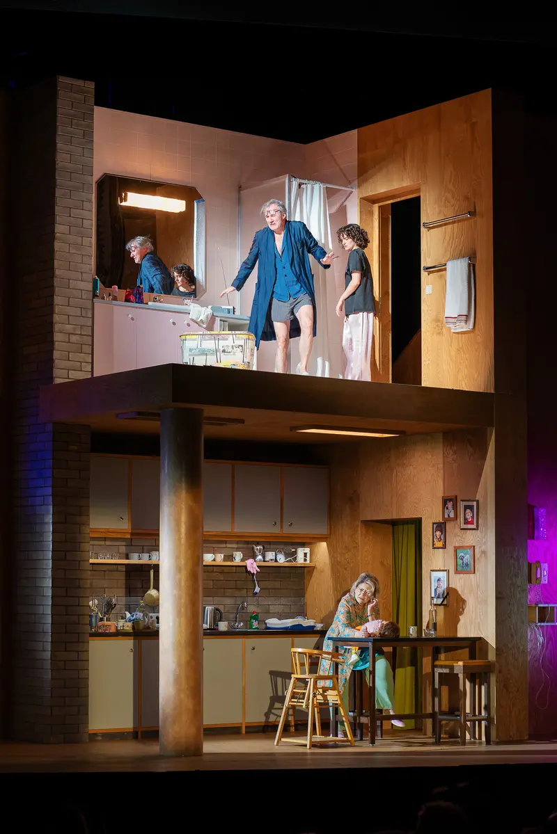 Uncle Wanja Theater Production at Josefstadt Theatre, Vienna, Staged Set View