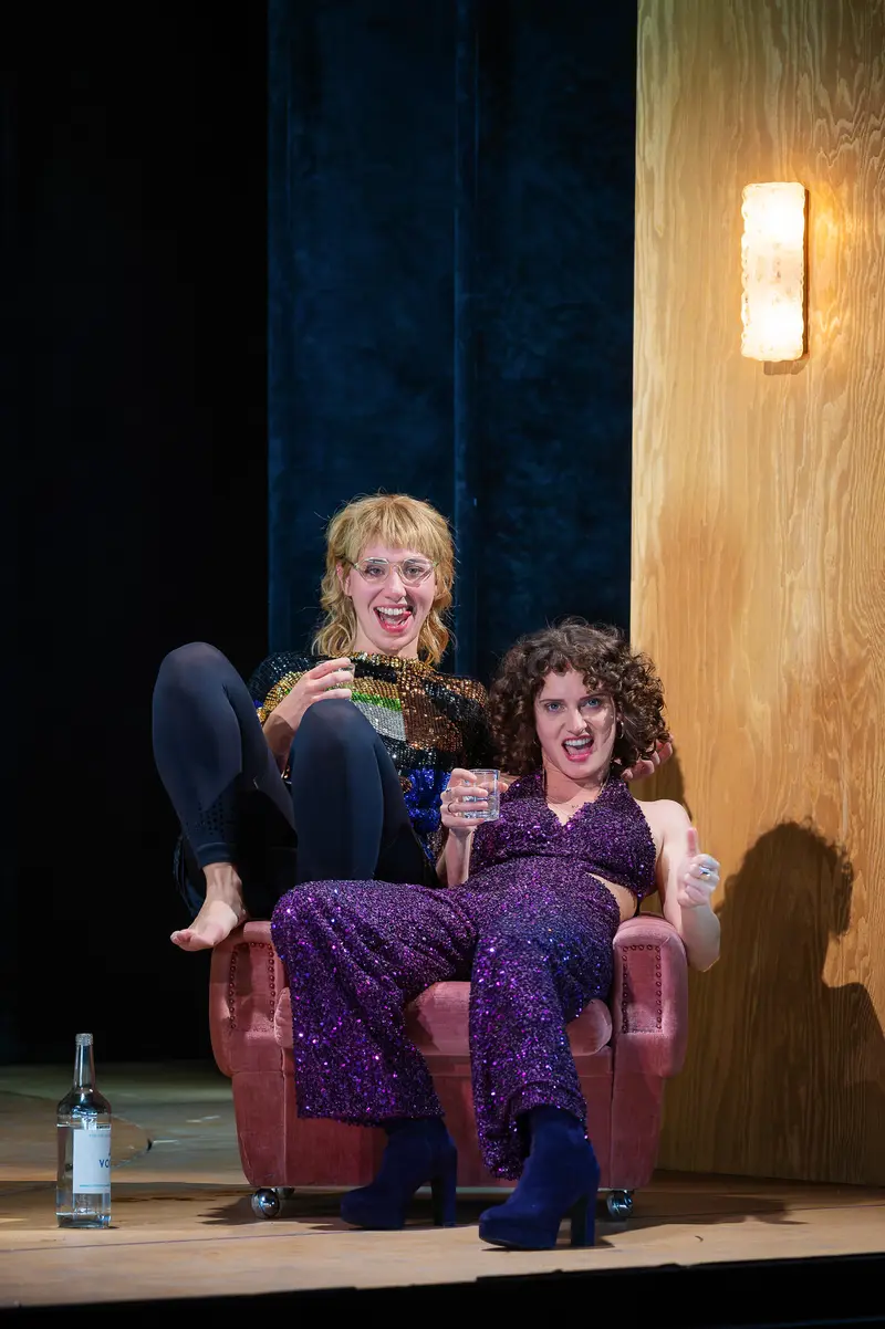 Johanna Mahaffy and Alma Hasun in Uncle Vanya Theatrical Staging