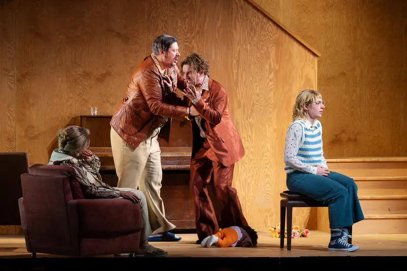 Uncle Wanja: Dramatic Moment at Theater in der Josefstadt, Vienna Rehearsal