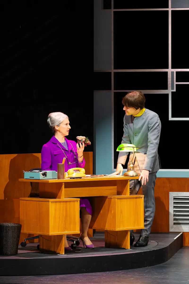 Theatrical Scene from "Miss Scrooge" at Kammerspielen, 2024