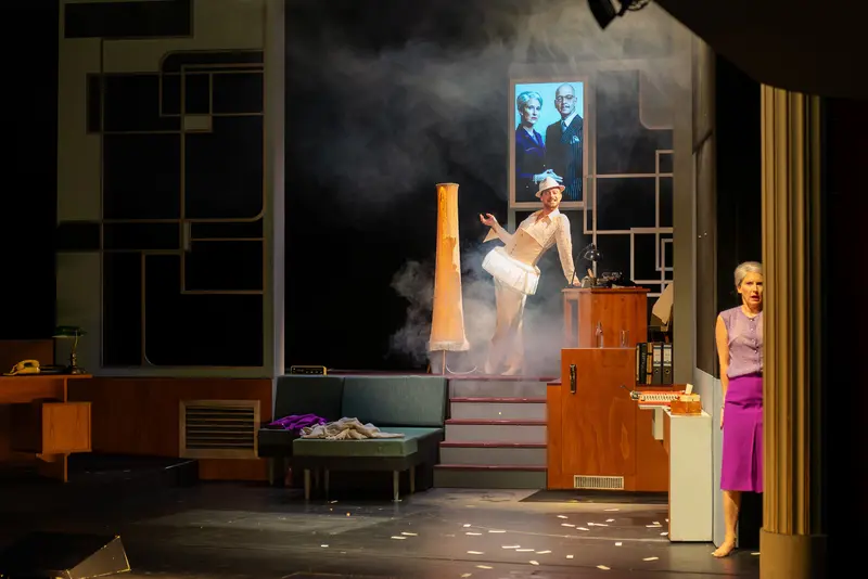 Miss Scrooge Theatrical Performance at Kammerspielen, Dramatic Stage Scene
