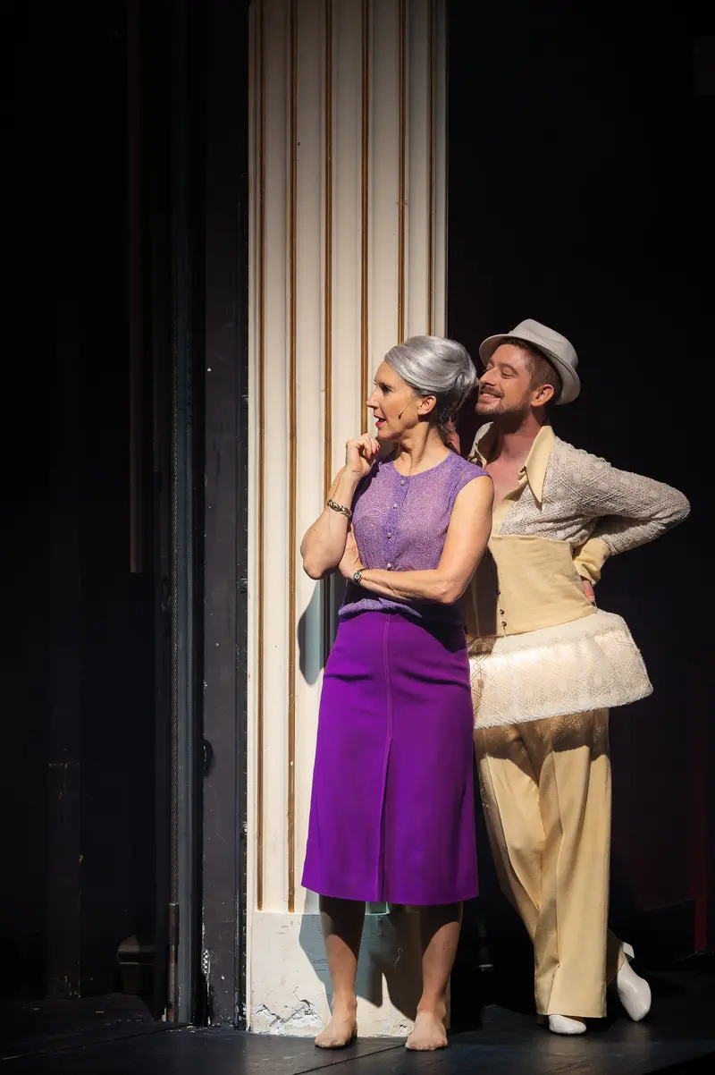 Theater Performance Scene from "Miss Scrooge" at Kammerspielen, 2024