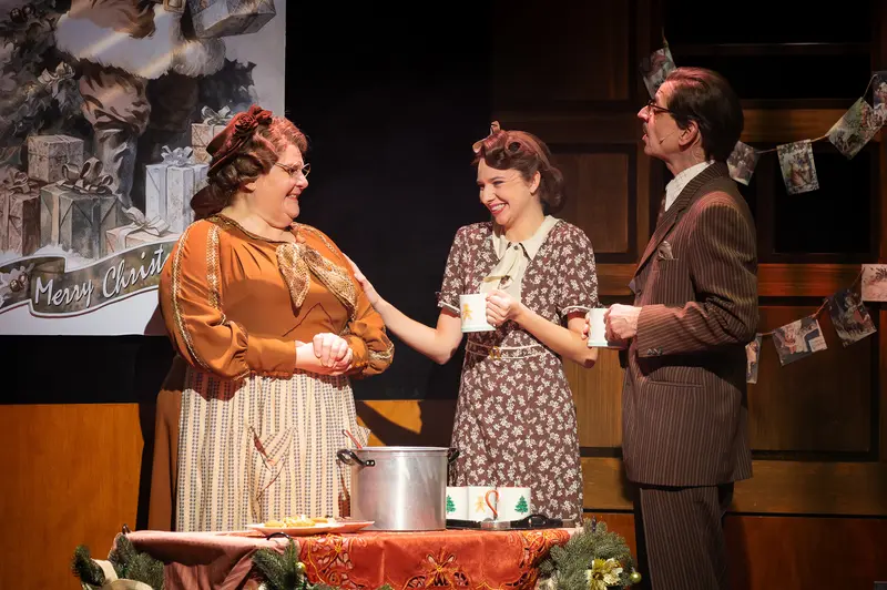 Miss Scrooge Theater Production Scene at Christmas at Kammerspielen
