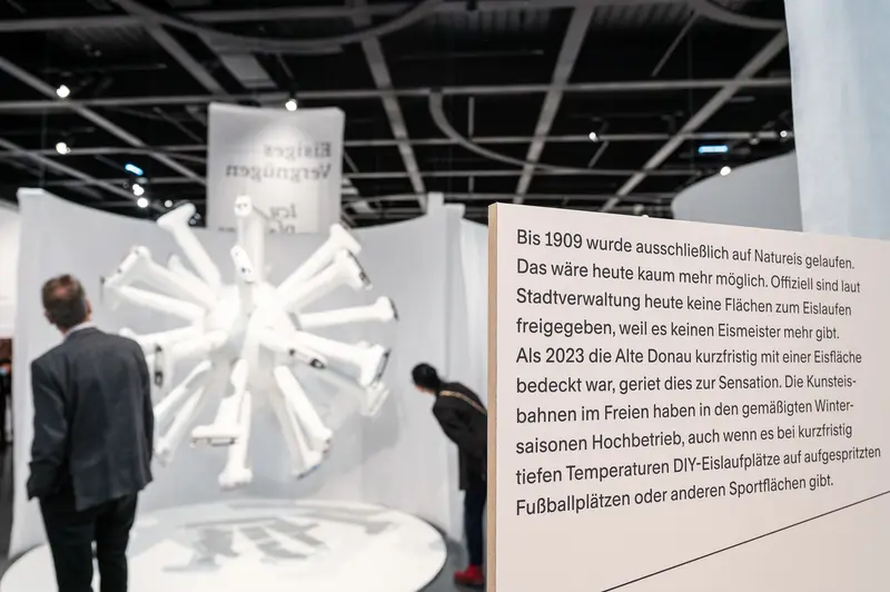 White Snowflake Exhibit at Wien Museum Explores Winter's Disappearance