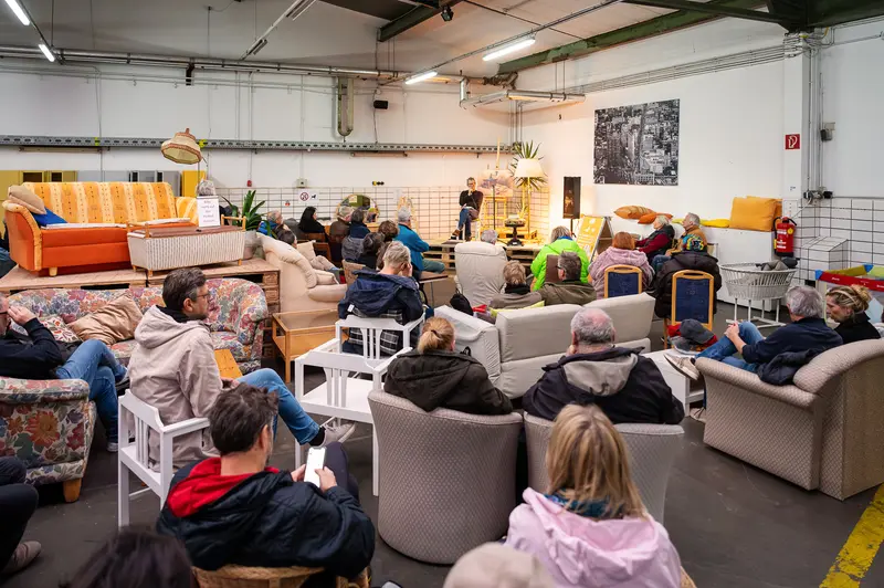 Tex Rubinowitz Book Reading at Carla Mittersteig Venue