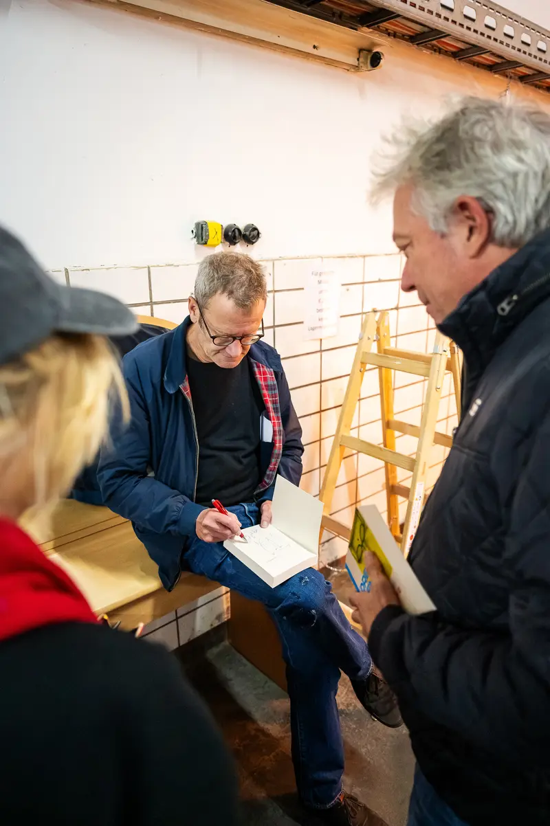 Tex Rubinowitz Book Reading at carla Mittersteig Event