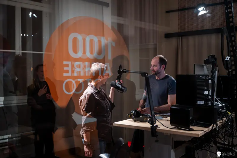 Radio Exhibition Setup at Technical Museum Vienna: Media Production Team