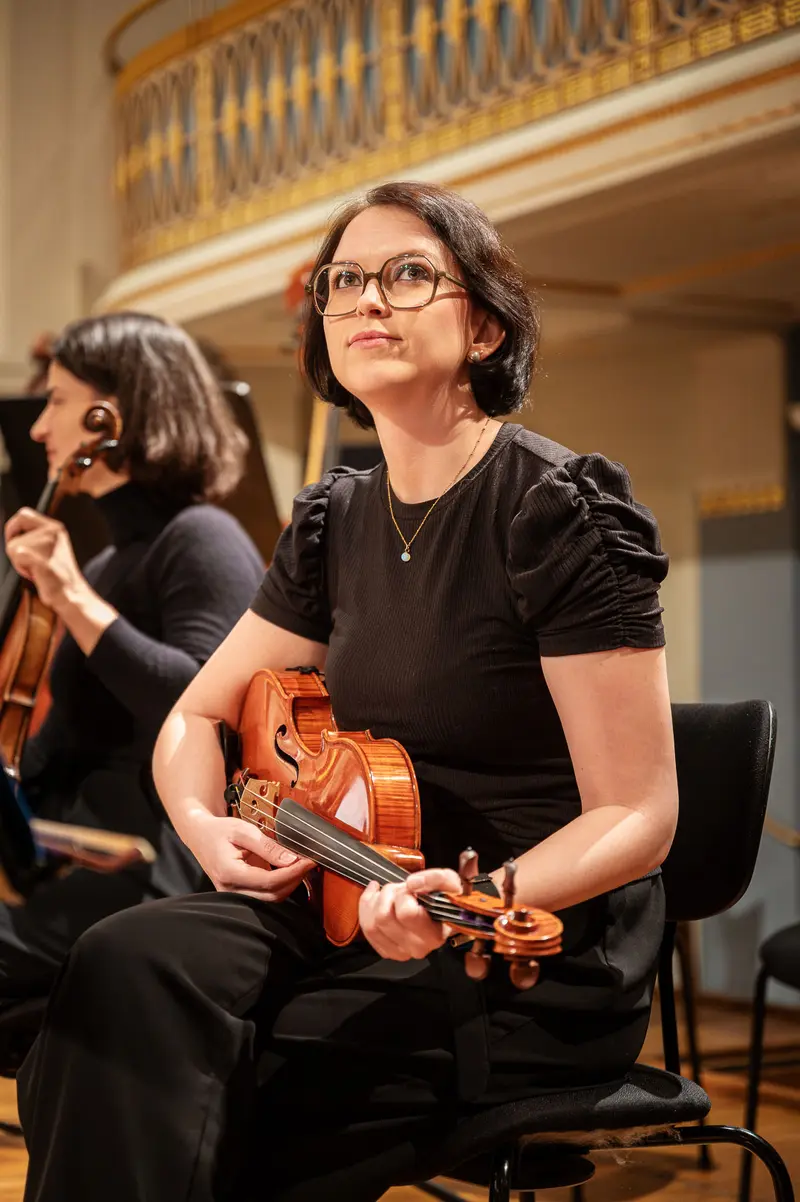 TU Orchestra Rehearsal at Vienna Konzerthaus During 40th Anniversary Celebration
