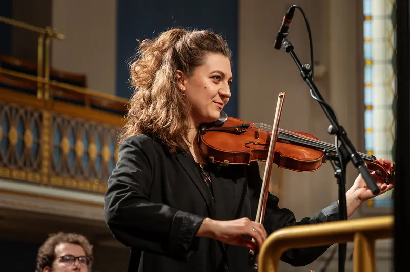 TU Orchestra Violinist Performs at Vienna Konzerthaus During 40th Anniversary Celebration