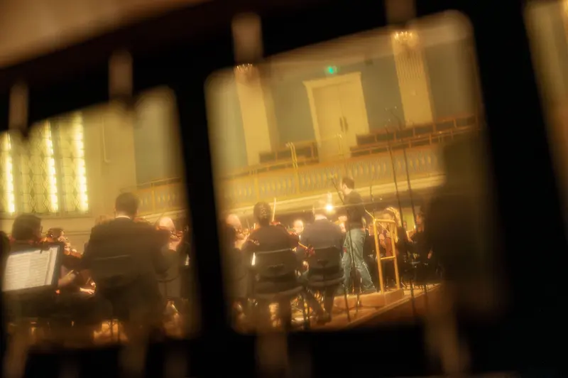 TU Orchestra Performing at Konzerthaus Wien During 40th Anniversary Celebration