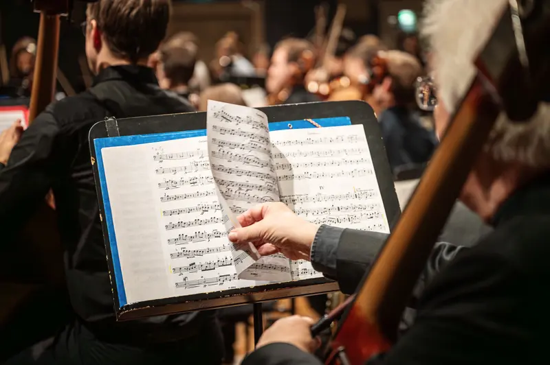 TU Orchestra Performing at Konzerthaus Wien During 40th Anniversary Celebration