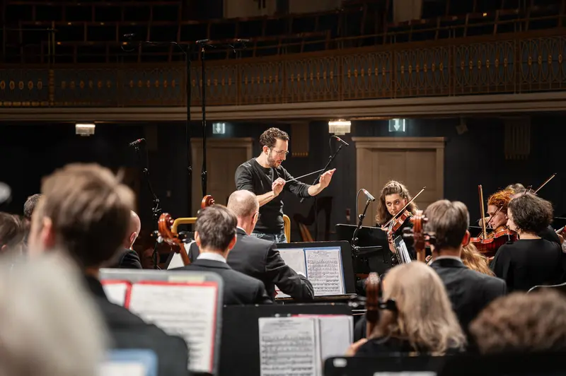 TU Orchestra Performing at Konzerthaus Wien During 40th Anniversary Celebration