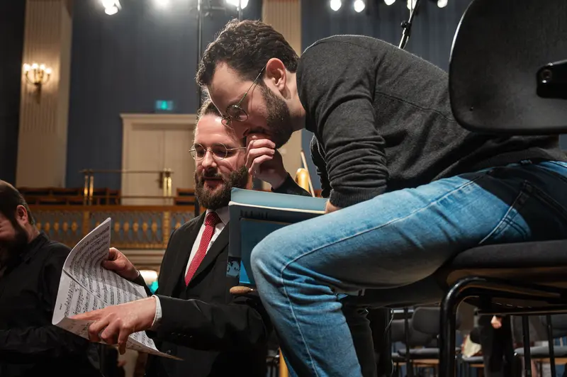 TU Orchestra Musicians Collaborating During Konzerthaus Wien 40th Anniversary Event