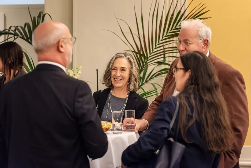 TU Orchestra Members Networking at 40th Anniversary Event in Vienna