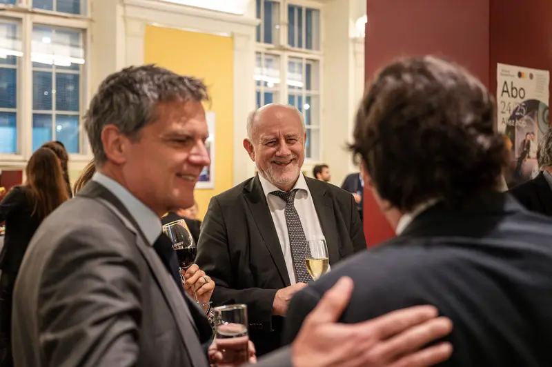 TU Orchestra Members Networking at Vienna Konzerthaus Anniversary Event