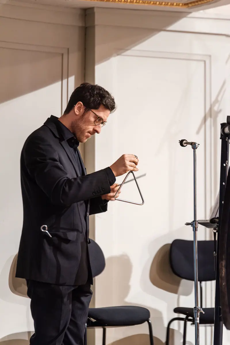TU Orchestra Musician Performing at Konzerthaus Wien 40th Anniversary Concert
