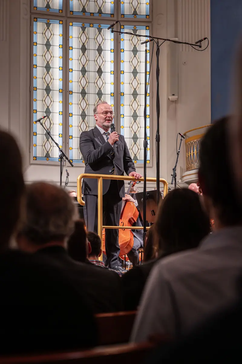 TU Orchestra Performance at Konzerthaus Wien During 40th Anniversary Celebration