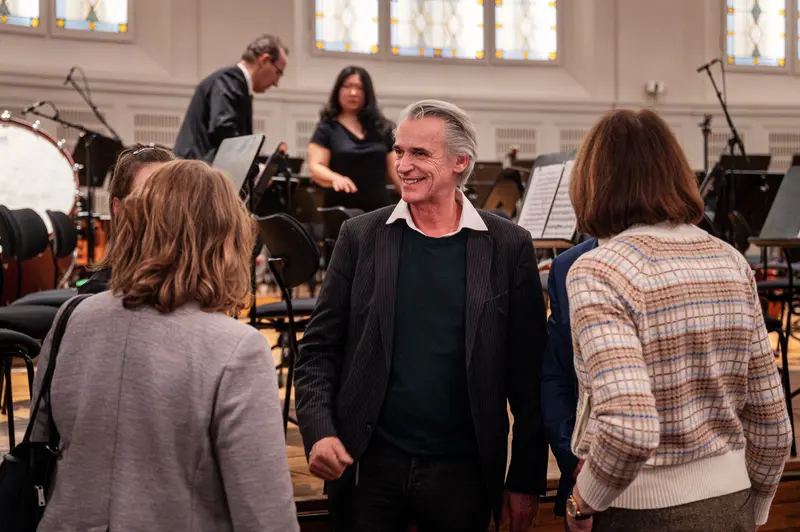 TU Orchestra Rehearsal at Konzerthaus Wien During 40th Anniversary Celebration
