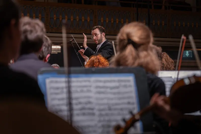TU Orchestra Performing at Konzerthaus Wien During 40th Anniversary Celebration