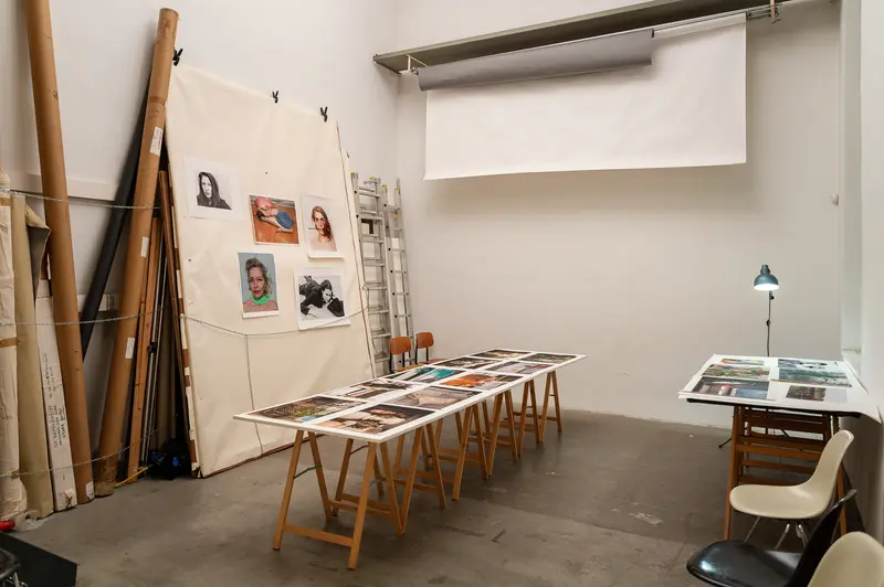 Elfie Semotan's Photography Studio: Portraits and Working Space during Arsenal's "In Transition" Event