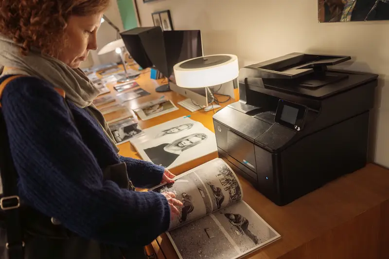 Elfie Semotan's Atelier: Studying Photographic Prints During "In Transition" Event