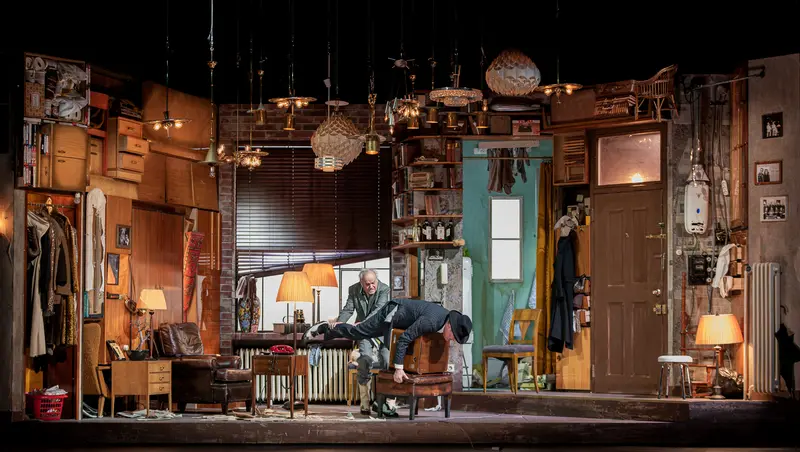 Sonny Boys Theater Production Staged in Detailed, Cluttered Apartment Set